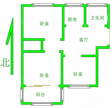 民丰里 3室1厅