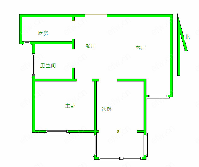 蓉湖山水（奕盛花园） 2室2厅