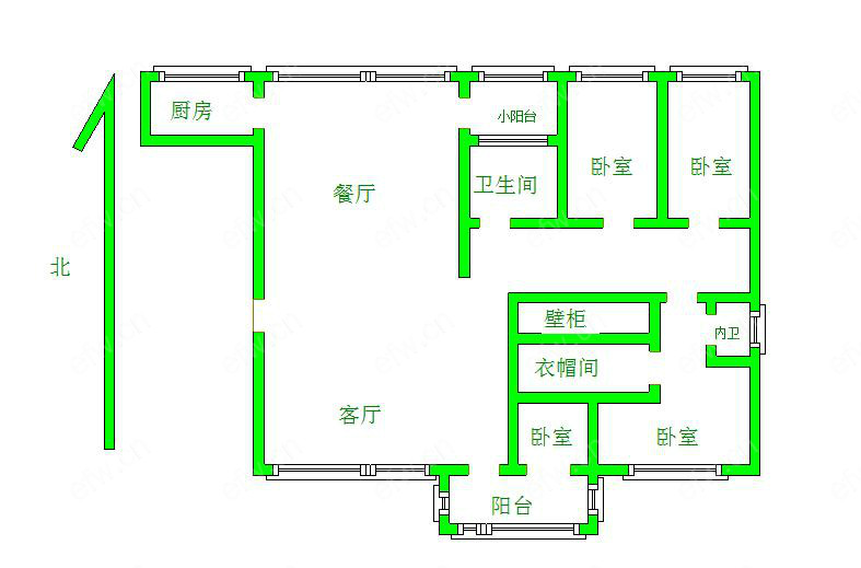 新世纪公寓 4室2厅