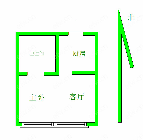 奥林匹克花园 1室1厅