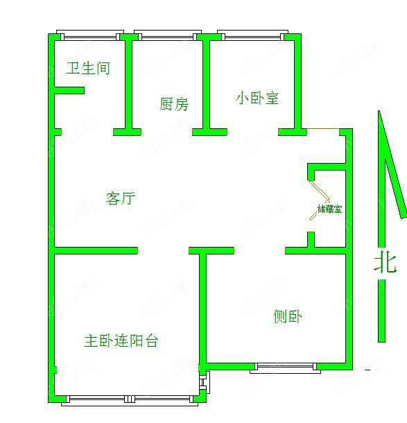 西大街 3室2厅连元街可用