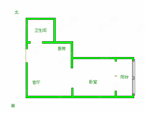 新江南花园 新江南花园 1室1厅3