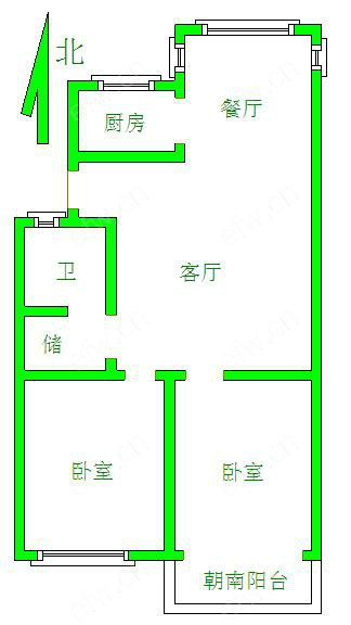 和泰苑 2室2厅1卫