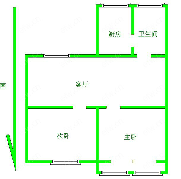 柏木南苑 2室2厅