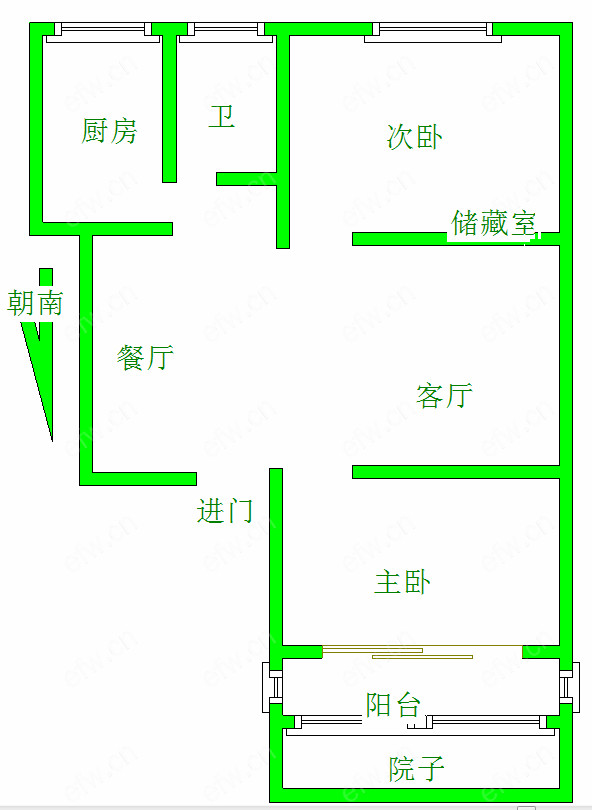 朗诗未来之家 2室1厅