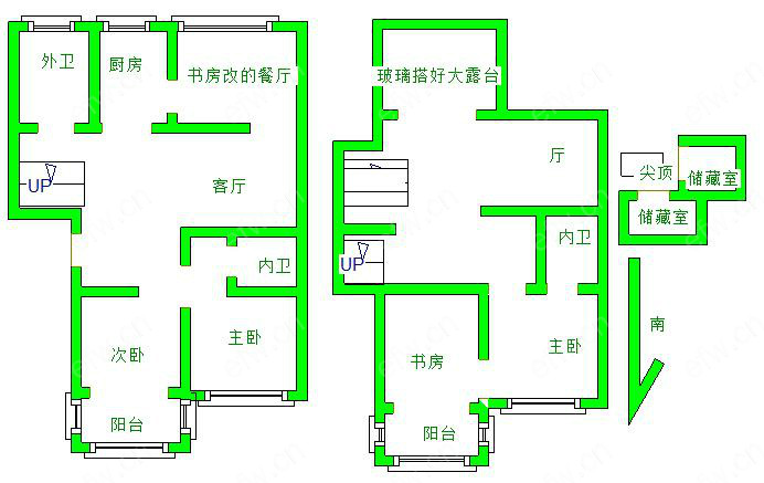 婚装全明东边户5房,惠钱一村 格局工整合理