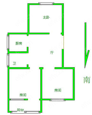 青山一村 3室1厅