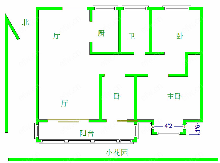 印象湖滨路劲 3室2厅