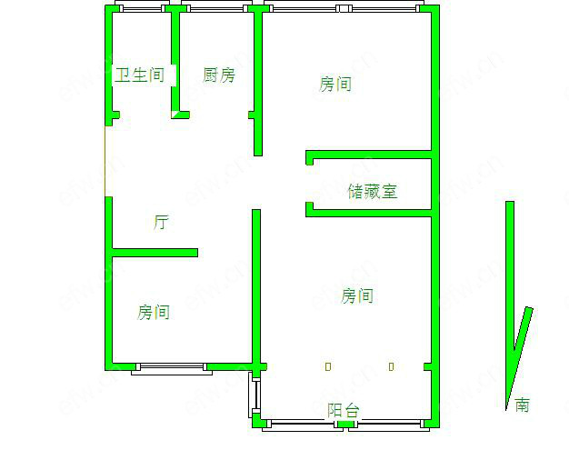 广益新村 3室1厅......