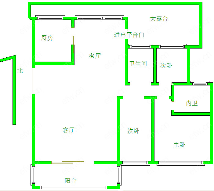 民丰东苑 3室2厅
