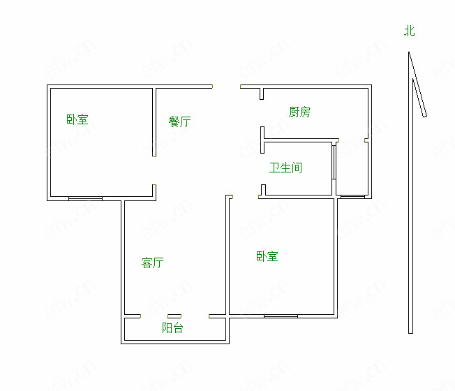 金科东方水榭(东方王榭) 2室2厅