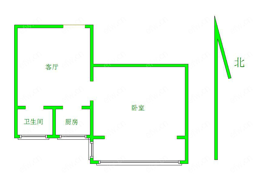 黄巷新村 1室1厅