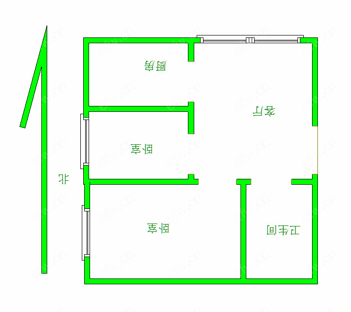 五洲际广场银河城 2室1厅