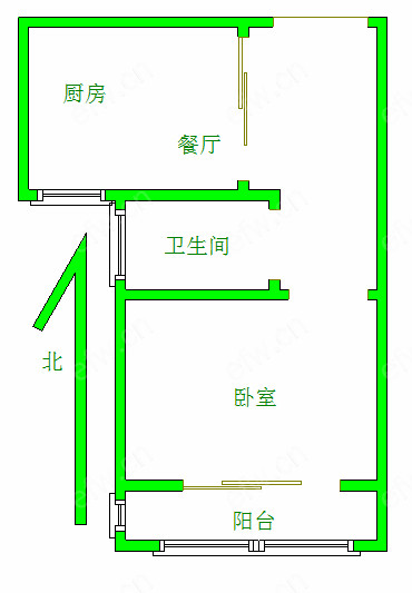 金太湖际城 1室1厅