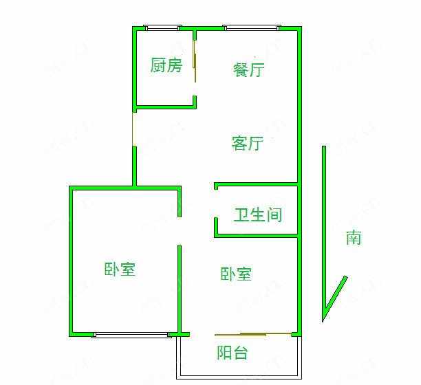 留芳声巷 2室2厅1