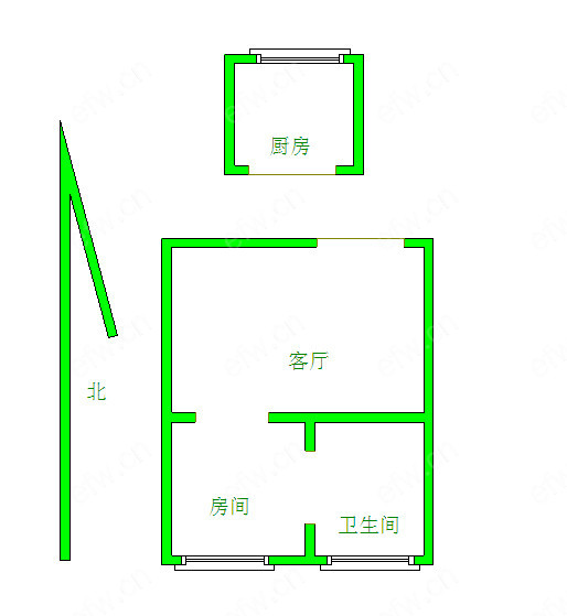 建筑新村 难得一见的精装小户型,总价低,朝向好！