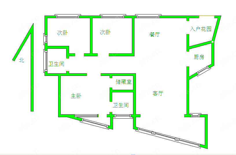 阳光100际新城 3室2厅