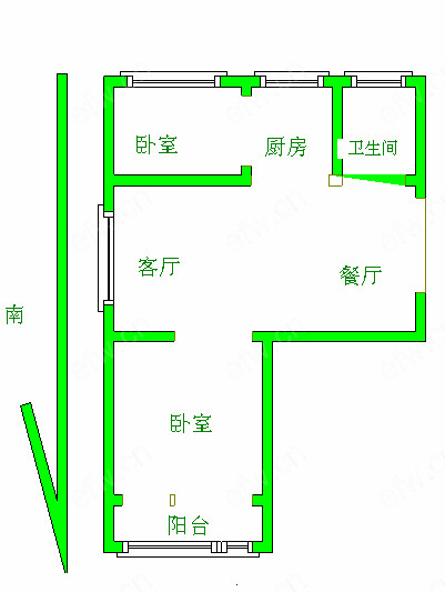 沁园新村 2室1厅