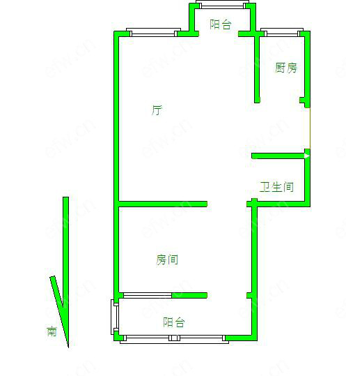 广瑞三村 1室1厅