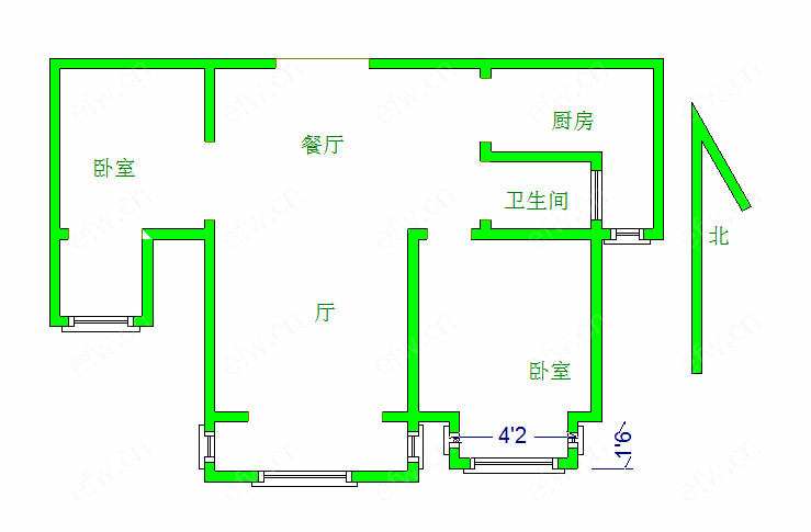 紫金门 2室2厅