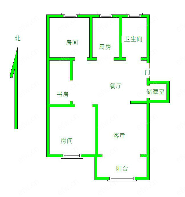 五河新村 2室1厅