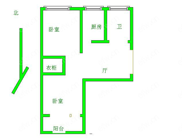 锡航新村 2室1厅
