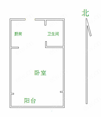 金科新大陆(金科万博商业广场) 1室1厅