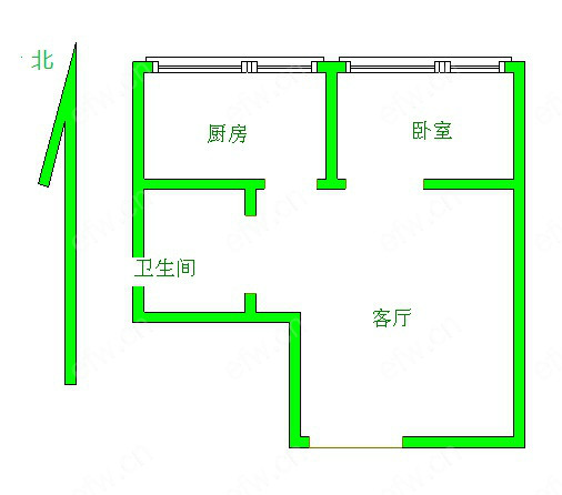 金都花园 1室1厅