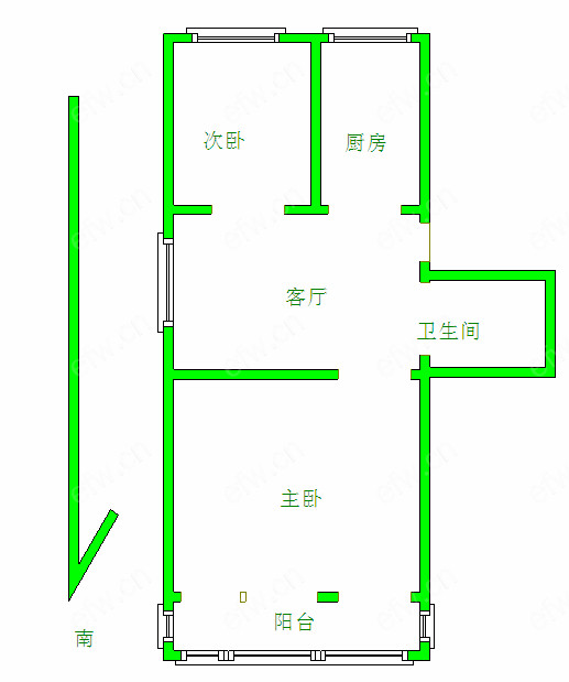 沁园新村 2室1厅