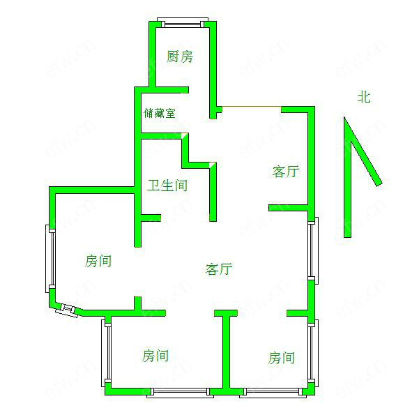 兴盛大厦 难得一见的精装小户型,总价低,朝向好！