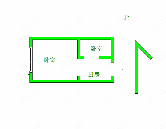 钱龙尊邸 ····1室1厅