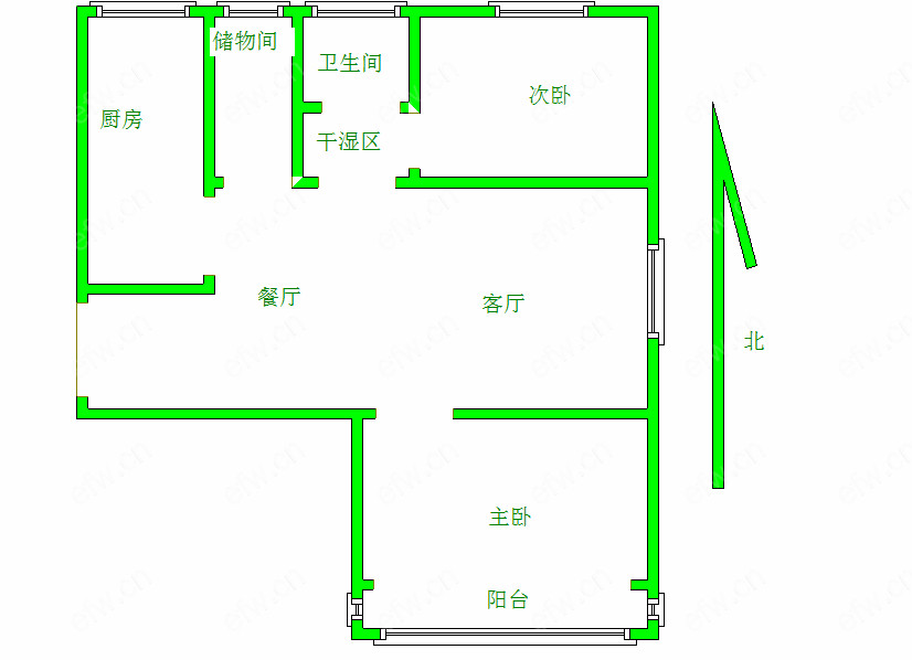 广晟苑 2室2厅