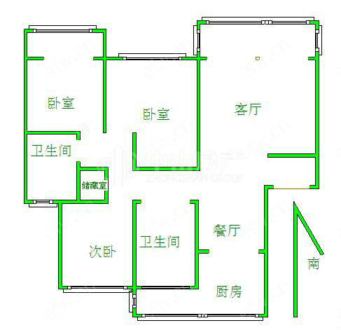 新江南花园 3室2厅