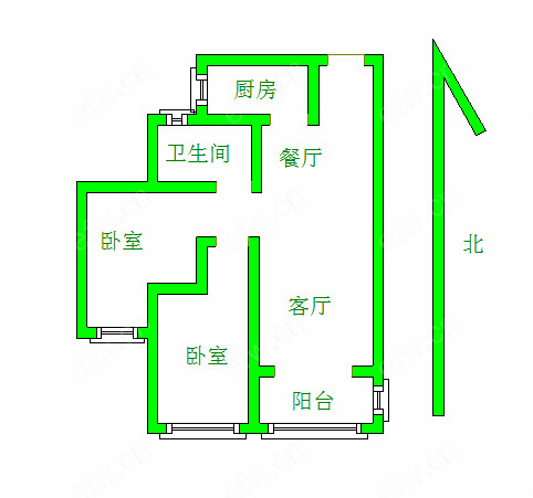 世茂际广场 2室2厅，采光好，装修好，火车站1号和3号双地铁，汽车站旁