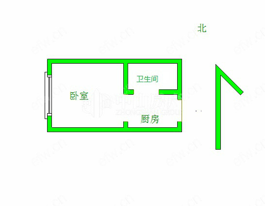 钱龙尊邸 ····1室1厅