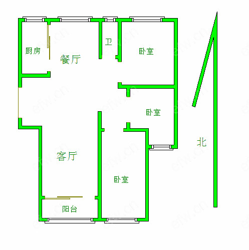 中城誉品 3室2厅