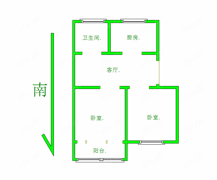 水曲巷 2室1厅