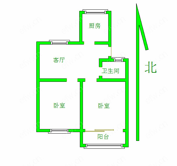 勤新南苑(乌泾桥) 2室1厅