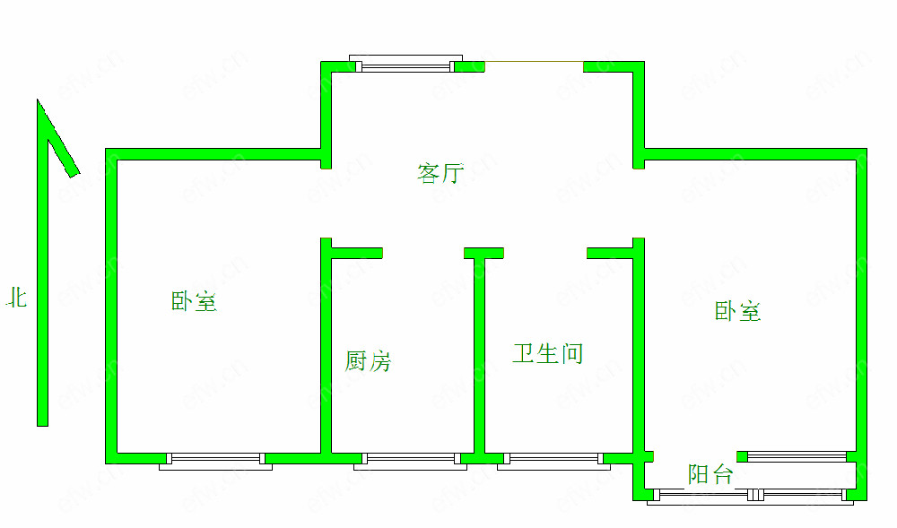 2房豪装拎包即住,芦庄六区尽享优雅品质,多重阳台+飘窗