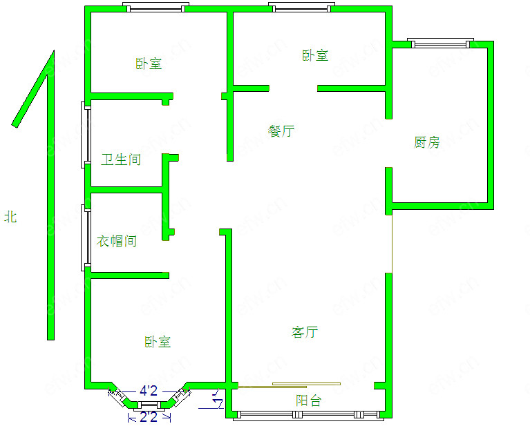 繁华里（九龙仓时代上城D区) 3室2厅