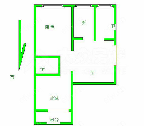 惠龙新村 2室1厅