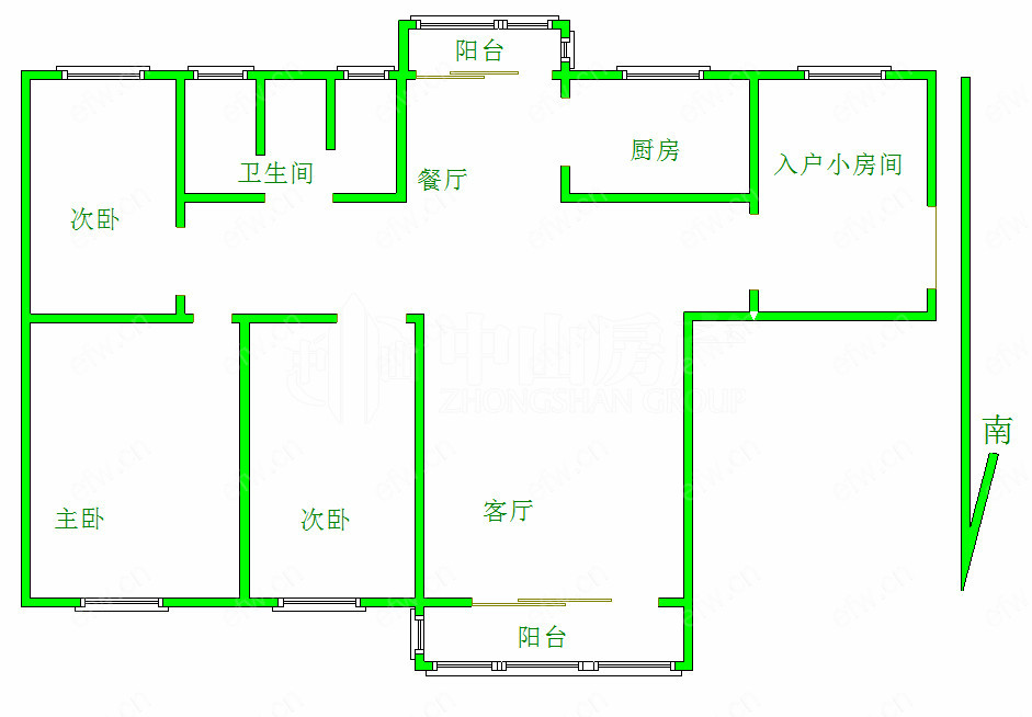 绿地世纪城（一二期） 3室2厅