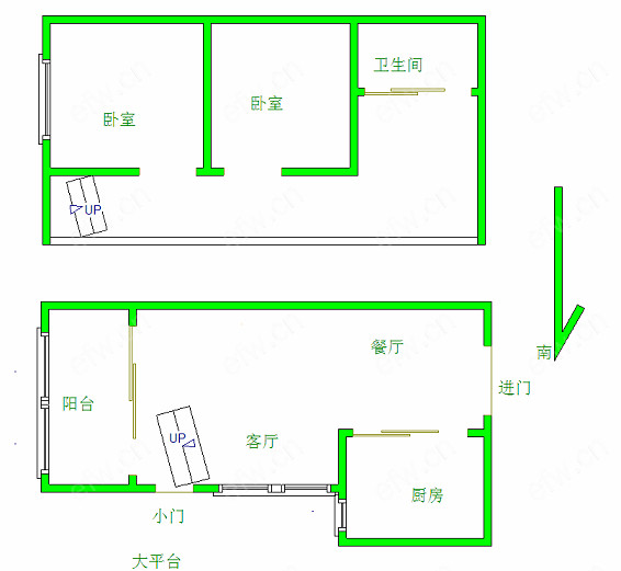 缤悦湾 2室1厅