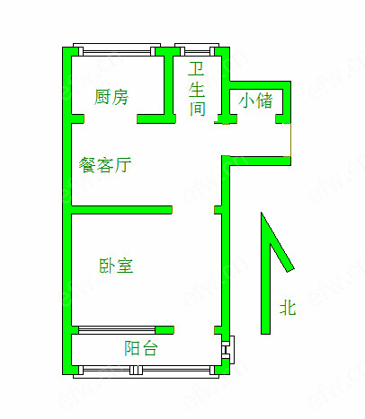 风雷新村（167-239) 1室1厅