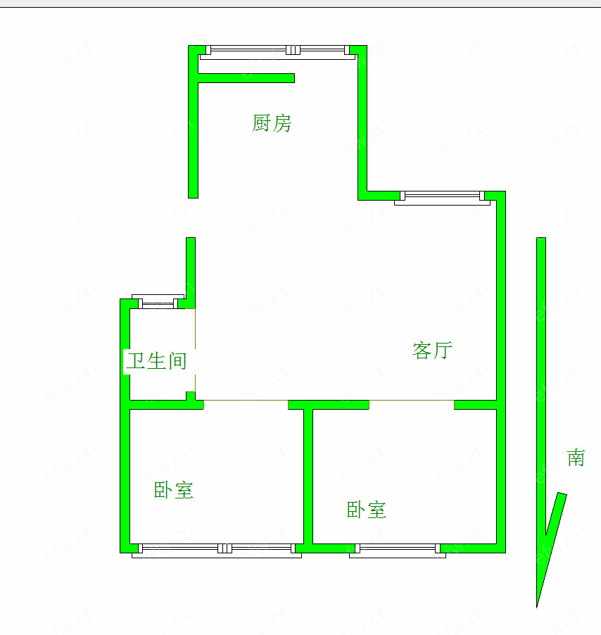 二泉苑 2室2厅