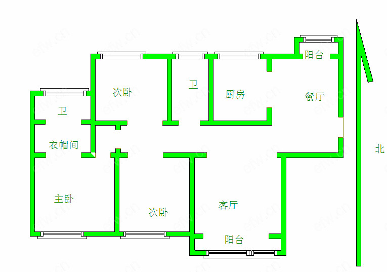 复地新城（三期） 3室2厅