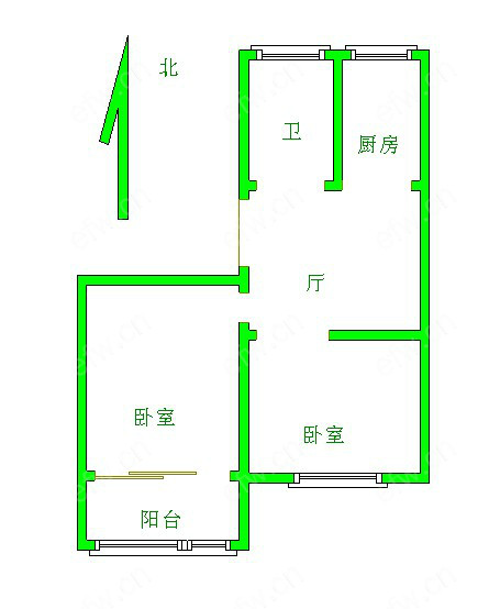 风光里小区(一期) 2室1厅