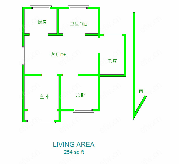 江海新村 3室1厅