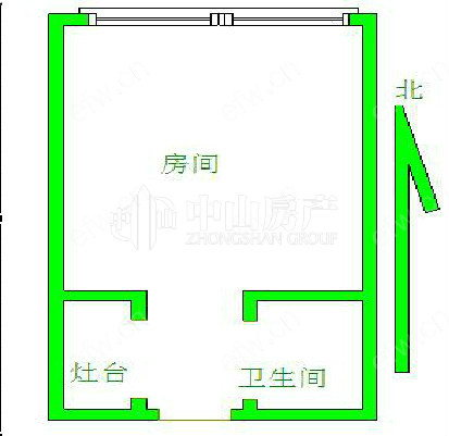 红豆国际广场（中山路） 1室1厅