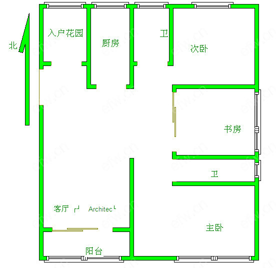 香榭花园（69、73号） 3室2厅